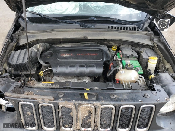 2015 Jeep Renegade Latitude with VIN ZACCJBBT4FPC41186, listed as a Copart auction lot 53260415 with 122,690 mi miles and Salvage Title. Bid and sale history available at carsss.com. Image 13.