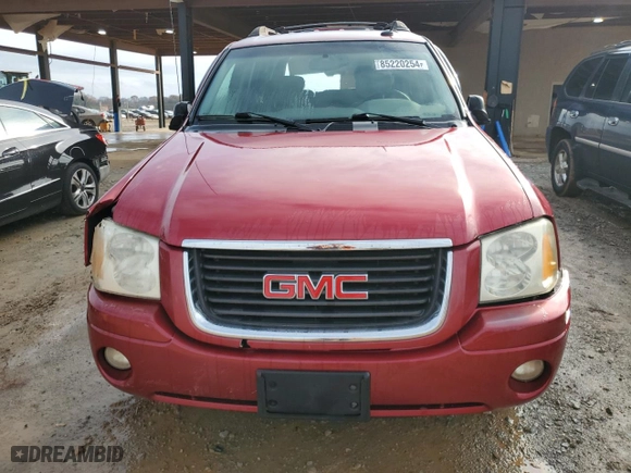 2004 GMC Envoy XL SLT with VIN 1GKES16S946166281, listed as a Copart auction lot 85220254 with 190,505 mi miles and Salvage Title. Bid and sale history available at carsss.com. Image 5.