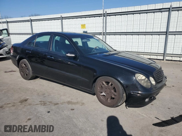 2004 Mercedes-Benz E-Class 3.2L with VIN WDBUF82J14X161148, listed as a Copart auction lot 49736185 with 170,026 mi miles and Salvage Title. Bid and sale history available at carsss.com. Image 4.