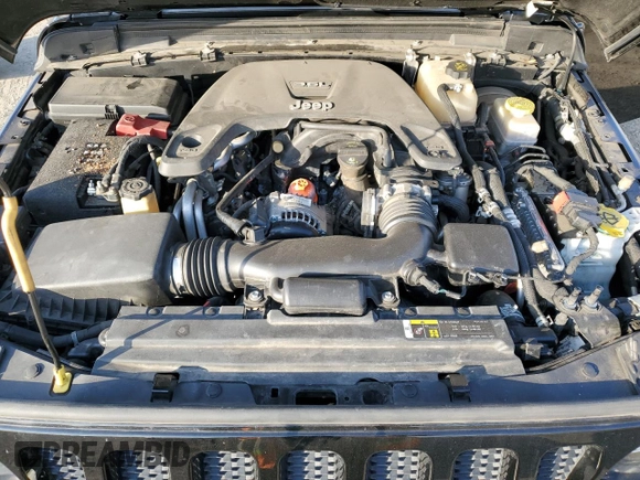 2018 Jeep Wrangler Sport S with VIN 1C4GJXAG4JW161238, listed as a Copart auction lot 42448695 with 87,003 mi miles and Salvage title. Bid and sale history available at DreamBid. Image 12.