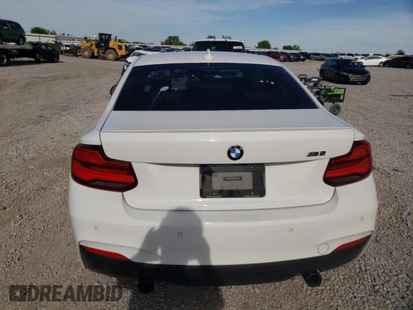2018 BMW 2 Series M240i with VIN WBA2J5C54JVC07196, listed as a Copart auction lot 54226095 with 31,715 mi miles and Salvage title. Bid and sale history available at DreamBid. Image 6.