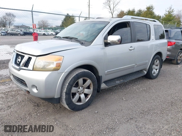 2011 Nissan Armada Platinum z VIN 5N1AA0NC2BN615574, wystawiony jako IAAI lot #41222471 z przebiegiem 340 803 mil mil oraz . Historia ofert i sprzedaży dostępna na DreamBid. Obrazek 17.