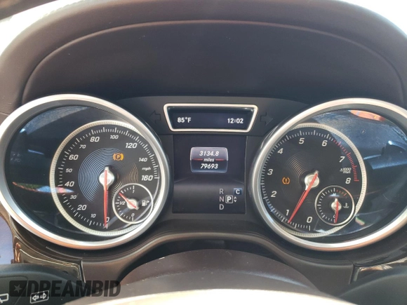 2017 Mercedes-Benz GLS 450 with VIN 4JGDF6EE5HA923180, listed as a Copart auction lot 54255004 with 79,693 mi miles and Salvage Title. Bid and sale history available at DreamBid. Image 9.