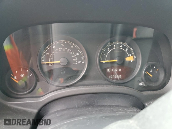 2014 Jeep Patriot Latitude with VIN 1C4NJPFB8ED674112, listed as a Copart auction lot 50460065 with 107,350 mi miles and Salvage Title. Bid and sale history available at carsss.com. Image 9.