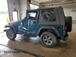 1997 Jeep Wrangler Sport with VIN 1J4FY19SXVP537075, listed as a Copart auction lot 61389915 with Not provided miles and Salvage title. Bid and sale history available at DreamBid. Image 2.