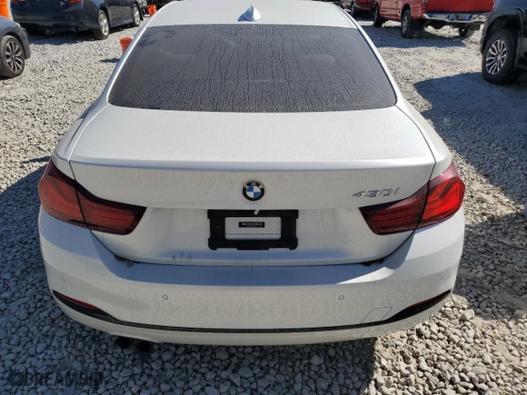 2020 BMW 4 Series 430i with VIN WBA4W3C03LAG91519, listed as a Copart auction lot 81572414 with 95,854 mi miles and Salvage Title. Bid and sale history available at carsss.com. Image 6.