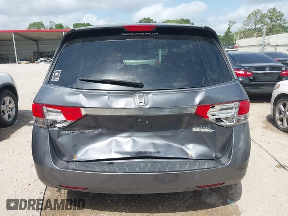 2014 Honda Odyssey EX-L with VIN 5FNRL5H69EB075115, listed as a IAAI auction lot 42046386 with 200,340 mi miles and . Bid and sale history available at carsss.com. Image 16.