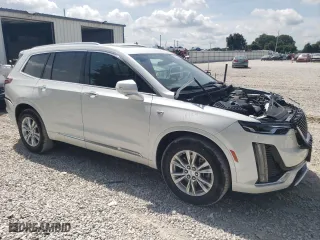 2022 Cadillac XT6 Luxury with VIN 1GYKPAR41NZ163141, listed as a Copart auction lot 59064293 with 10,128 mi miles. Bid and sale history available at carsss.com. Image 4.
