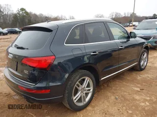 2017 Audi Q5 Premium with VIN WA1C2AFP5HA091896, listed as a IAAI auction lot 41553610 with 124,553 mi miles. Bid and sale history available at carsss.com. Image 4.
