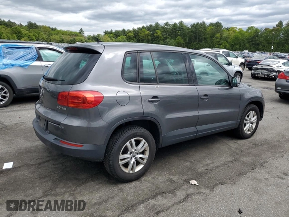 2012 Volkswagen Tiguan LE with VIN WVGAV7AXXCW005049, listed as a Copart auction lot 57818925 with 137,850 mi miles and Salvage title. Bid and sale history available at DreamBid. Image 3.