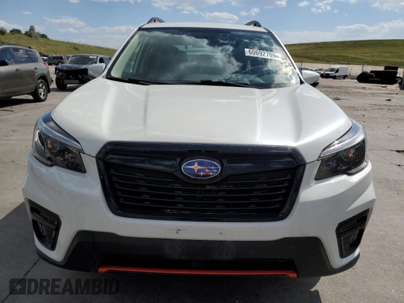 2021 Subaru Forester Special Sports with VIN JF2SKARC4MH461216, listed as a Copart auction lot 60692705 with 60,769 mi miles and Salvage title. Bid and sale history available at DreamBid. Image 5.