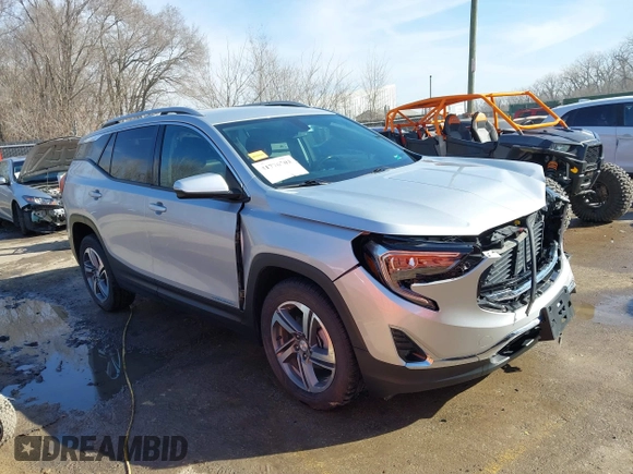 2019 GMC Terrain SLT with VIN 3GKALVEV4KL358841, listed as a IAAI auction lot 41776703 with 56,835 mi miles. Bid and sale history available at carsss.com. Image 14.