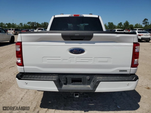 2023 Ford F-150 XL with VIN 1FTEW1CP9PKE21958, listed as a Copart auction lot 52130635 with 45,640 mi miles and Salvage Title. Bid and sale history available at carsss.com. Image 6.
