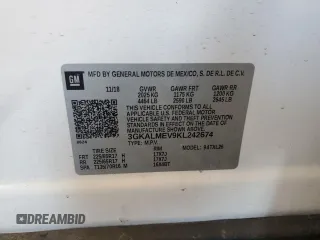 2019 GMC Terrain SLE z VIN 3GKALMEV9KL242674, wystawiony jako Copart lot #60004235 z przebiegiem 88 840 mil mil oraz Szkoda całkowita • Salvage title. Historia ofert i sprzedaży dostępna na DreamBid. Obrazek 12.