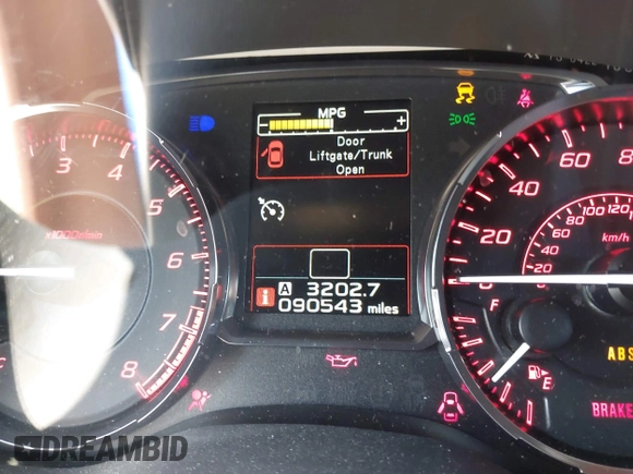 2016 Subaru WRX with VIN JF1VA1B62G9823616, listed as a IAAI auction lot 42028560 with 90,543 mi miles. Bid and sale history available at carsss.com. Image 15.