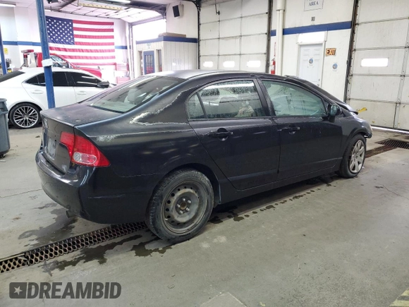 2008 Honda Civic LX with VIN 2HGFA16528H522525, listed as a Copart auction lot 47411135 with Not Provided miles and Non Repairable. Bid and sale history available at DreamBid. Image 3.