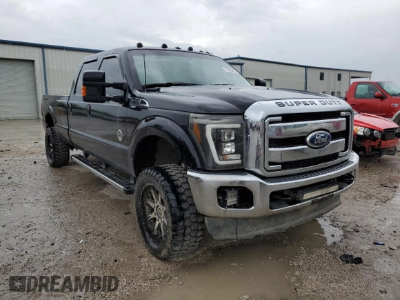 2011 Ford F-350 XL with VIN 1FT8W3BT3BEA90065, listed as a Copart auction lot 55763825 with 394,704 mi miles and Salvage title. Bid and sale history available at DreamBid. Image 4.