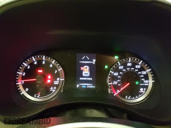 2020 Toyota Highlander LE with VIN 5TDBZRBH5LS005069, listed as a Copart auction lot 38469033 with 25,589 mi miles and . Bid and sale history available at DreamBid. Image 9.