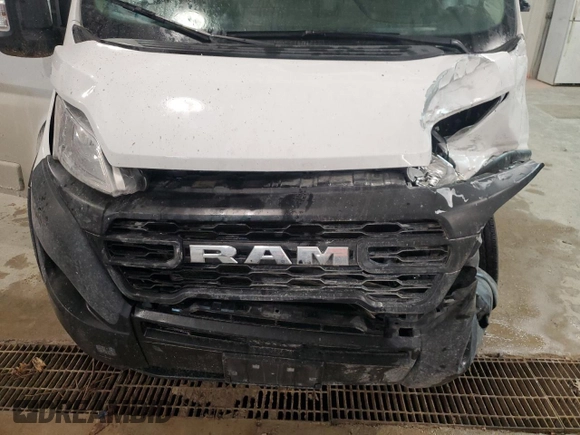 2024 Ram ProMaster Cargo Tradesman with VIN 3C6LRVDG9RE107924, listed as a Copart auction lot 44277135 with Not Provided miles and Salvage Title. Bid and sale history available at DreamBid. Image 12.