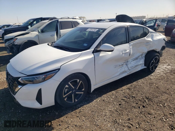 2024 Nissan Sentra SV with VIN 3N1AB8CV8RY294029, listed as a Copart auction lot 47461245 with 29,723 mi miles and Salvage Title. Bid and sale history available at DreamBid. Image 1.