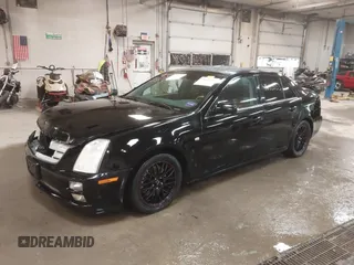 2005 Cadillac STS with VIN 1G6DW677450156901, listed as a IAAI auction lot 41653553 with 125,150 mi miles. Bid and sale history available at carsss.com. Image 2.