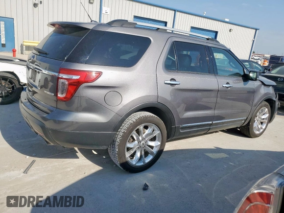 2014 Ford Explorer XLT with VIN 1FM5K7D84EGB94907, listed as a Copart auction lot 53026605 with 0 mi miles and Salvage Title. Bid and sale history available at carsss.com. Image 3.