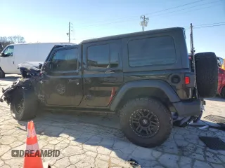 2021 Jeep Wrangler Unlimited Sport S with VIN 1C4HJXDN8MW544814, listed as a Copart auction lot 89372105 with Not Provided miles and Salvage Title. Bid and sale history available at carsss.com. Image 2.