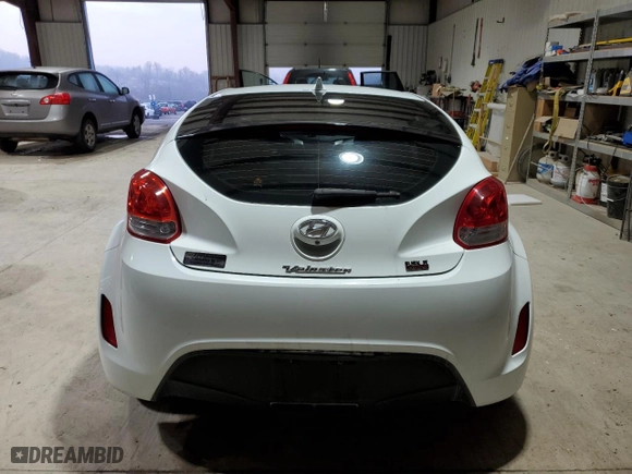 2016 Hyundai Veloster with VIN KMHTC6AD9GU264633, listed as a Copart auction lot 84188354 with 82,491 mi miles and Salvage Title. Bid and sale history available at carsss.com. Image 6.