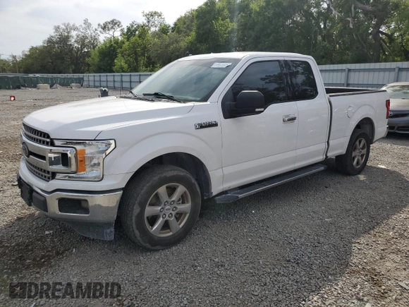 2020 Ford F-150 XL with VIN 1FTEX1CB3LKD21978, listed as a Copart auction lot 53981175 with 220,020 mi miles and Salvage Title. Bid and sale history available at DreamBid. Image 1.