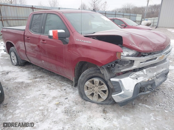 2019 Chevrolet Silverado 1500 LT with VIN 1GCRYDED7KZ224349, listed as a IAAI auction lot 41390432 with 170,517 mi miles. Bid and sale history available at carsss.com. Image 1.