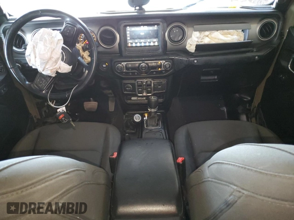 2020 Jeep Gladiator Sport S with VIN 1C6HJTAG6LL170905, listed as a Copart auction lot 63665735 with 88,331 mi miles and Salvage title. Bid and sale history available at DreamBid. Image 8.