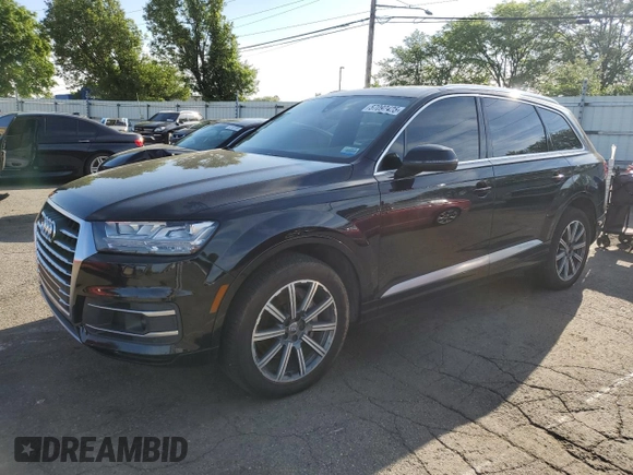 2018 Audi Q7 Premium Plus z VIN WA1LAAF74JD004058, wystawiony jako Copart lot #57092425 z przebiegiem 116 995 mil mil oraz Czysty tytuł • Clean title. Historia ofert i sprzedaży dostępna na DreamBid. Obrazek 1.