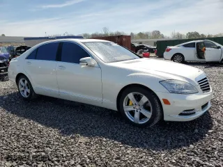 2012 Mercedes-Benz S-Class S 550 with VIN WDDNG7DB5CA467845, listed as a Copart auction lot 50801425 with 89,807 mi miles and Salvage Title. Bid and sale history available at carsss.com. Image 4.