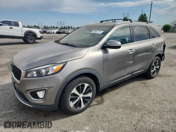 2016 Kia Sorento EX with VIN 5XYPH4A54GG094512, listed as a Copart auction lot 64965125 with 162,565 mi miles and Salvage title. Bid and sale history available at DreamBid. Image 1.