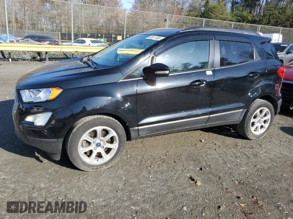2018 Ford EcoSport SE with VIN MAJ3P1TE4JC201718, listed as a Copart auction lot 50917485 with 88,047 mi miles and Salvage Title. Bid and sale history available at DreamBid. Image 1.