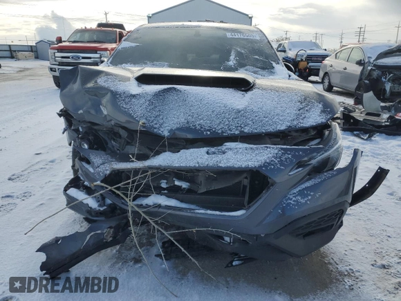 2022 Subaru WRX with VIN JF1VBAA60N9013817, listed as a Copart auction lot 44176505 with 24,608 mi miles and Salvage Title. Bid and sale history available at carsss.com. Image 5.