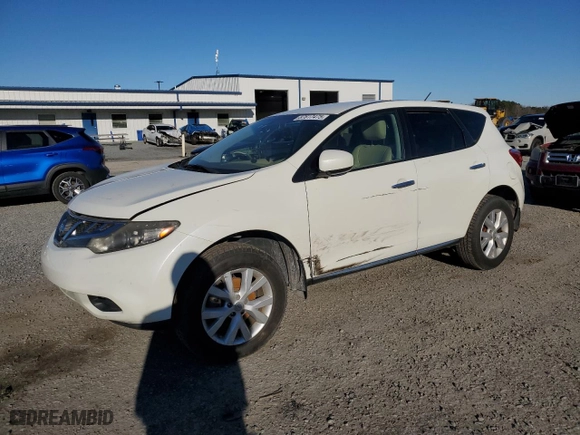 2011 Nissan Murano S with VIN JN8AZ1MW4BW166010, listed as a Copart auction lot 87617475 with 0 mi miles and Salvage Title. Bid and sale history available at carsss.com. Image 1.