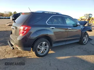 2016 Chevrolet Equinox LTZ with VIN 2GNFLGEKXG6160271, listed as a Copart auction lot 50046845 with 116,138 mi miles and Salvage Title. Bid and sale history available at carsss.com. Image 3.