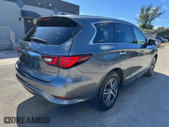 2019 Infiniti QX60 Luxe z VIN 5N1DL0MM2KC519862, wystawiony jako Copart lot #51776885 z przebiegiem 78 760 mil mil oraz Nie do naprawy. Historia ofert i sprzedaży dostępna na DreamBid. Obrazek 3.
