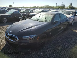 2022 BMW 8 Series 840i with VIN WBAGV2C04NCJ34178, listed as a Copart auction lot 73813324 with 0 mi miles and Salvage Title. Bid and sale history available at carsss.com. Image 1.