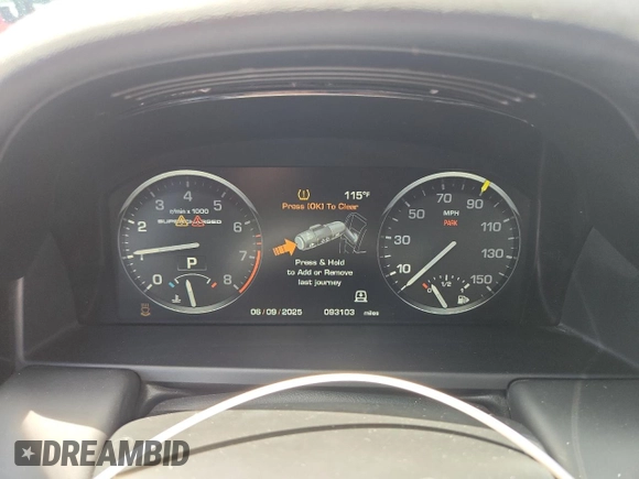 2012 Land Rover Range Rover SC Autobiography with VIN SALMP1E45CA385271, listed as a Copart auction lot 54558125 with 93,103 mi miles and Salvage title. Bid and sale history available at DreamBid. Image 9.
