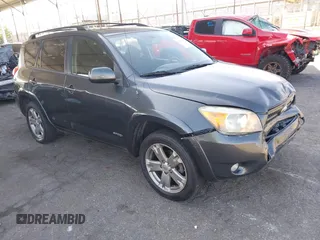 2008 Toyota RAV4 Sport with VIN JTMZK32V786012988, listed as a IAAI auction lot 42533058 with 207,877 mi miles and . Bid and sale history available at DreamBid. Image 1.
