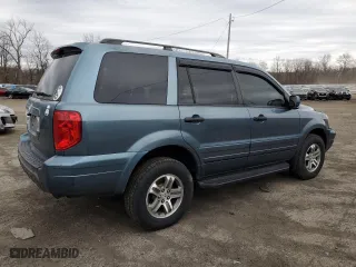 2005 Honda Pilot EX-L with NAVI with VIN 2HKYF18765H502546, listed as a Copart auction lot 48708755 with 186,164 mi miles and Salvage Title. Bid and sale history available at carsss.com. Image 3.