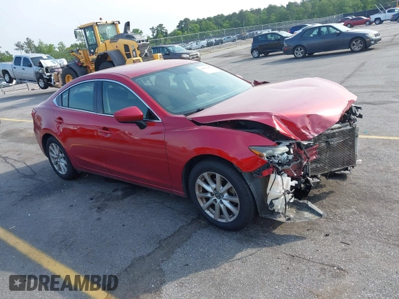 2016 Mazda 6 i Sport with VIN JM1GJ1U56G1409616, listed as a IAAI auction lot 42067647 with 158,180 mi miles and . Bid and sale history available at DreamBid. Image 1.