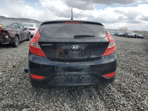 2013 Hyundai Accent GL with VIN KMHCT5AE7DU107861, listed as a Copart auction lot 51367535 with 136,450 mi miles and Clean Title. Bid and sale history available at carsss.com. Image 6.