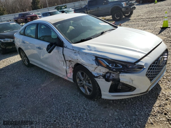 2019 Hyundai Sonata Sport with VIN 5NPE34AFXKH778335, listed as a Copart auction lot 87462414 with 54,131 mi miles and Salvage Title. Bid and sale history available at carsss.com. Image 4.