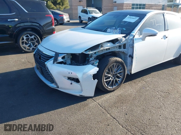 2018 Lexus ES with VIN 58ABK1GG8JU096535, listed as a IAAI auction lot 42009893 with 65,225 mi miles. Bid and sale history available at carsss.com. Image 6.