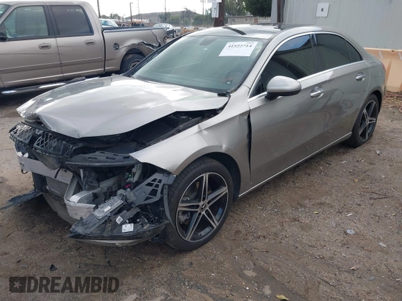 2020 Mercedes-Benz A 220 with VIN W1K3G4EB1LW047698, listed as a IAAI auction lot 41522714 with 37,249 mi miles and . Bid and sale history available at DreamBid. Image 19.