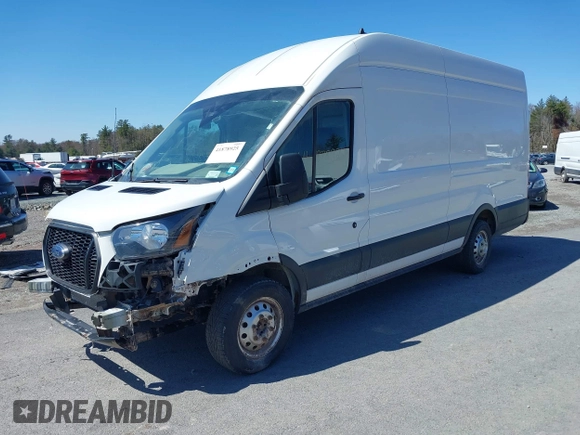 2023 Ford Transit Cargo with VIN 1FTBR3U8XPKA40245, listed as a IAAI auction lot 41878925 with 80,306 mi miles and . Bid and sale history available at DreamBid. Image 17.