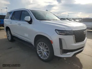 2023 Cadillac Escalade 4WD Premium Luxury with VIN 1GYS4BKL2PR422237, listed as a Copart auction lot 73868994 with 13,493 mi miles and Salvage Title. Bid and sale history available at carsss.com. Image 4.
